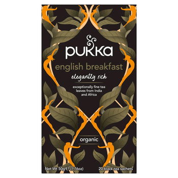 Pukka Organic Elegant English Breakfast Bols Sacs 20 par paquet