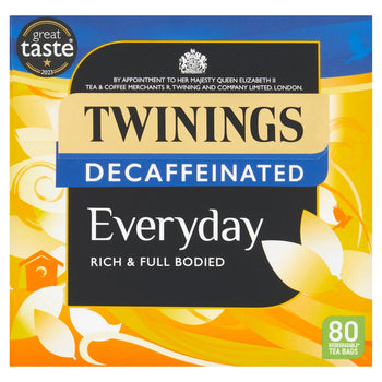 Twinings Decaffeinated Everyday Tea 80 per pack