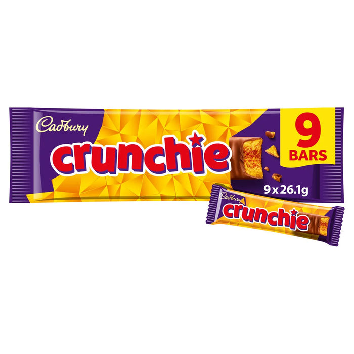 Cadbury Crunchie Chocolate Bar Multipack 10 x 26g