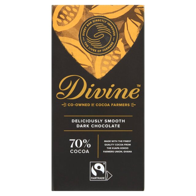 Divine 70% de chocolat noir 90g