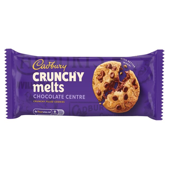 Cadbury Crunchy Melts Chocolate Centre Cookies 156g