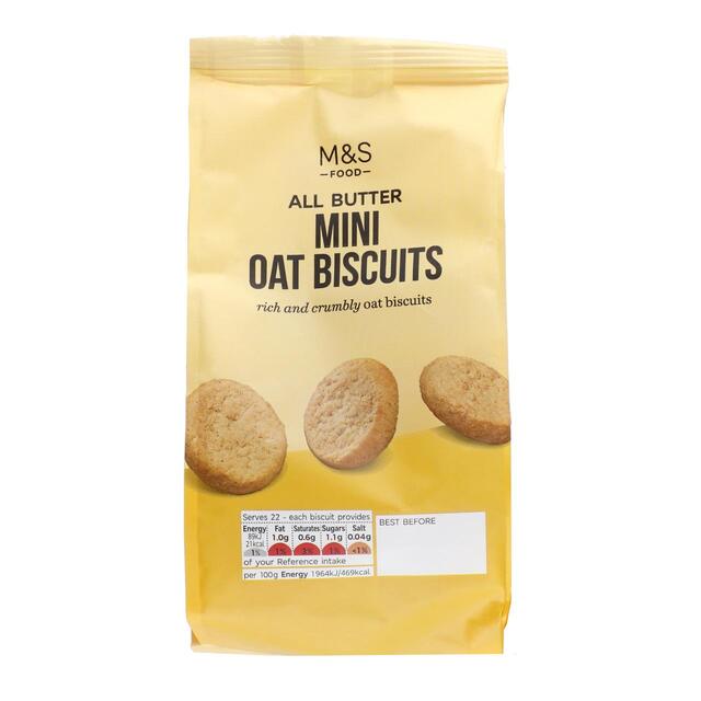 M&S Mini Oat Biscuits 100g