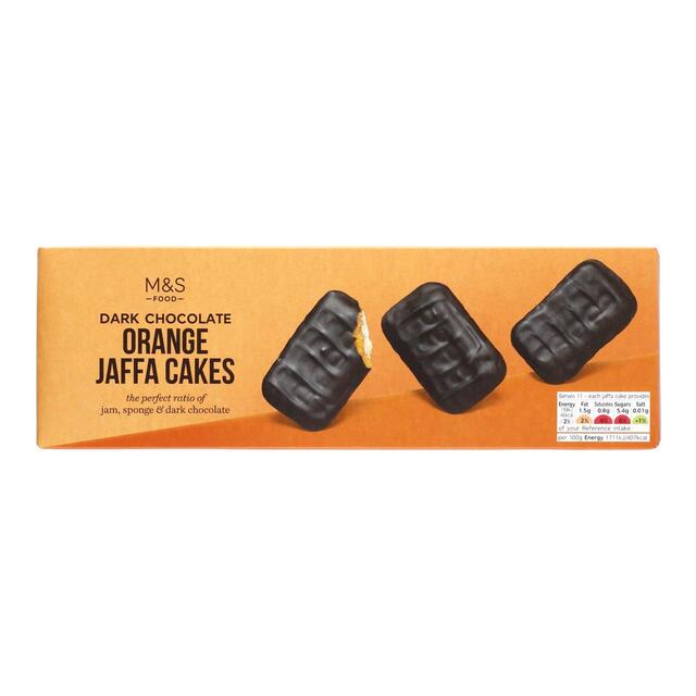 M&S Dark Chocolate Jaffa Cakes 125G