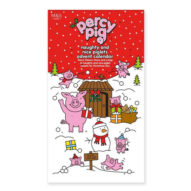 M&S Percy Pig Milk Chocolate Adviento Calendario 250G