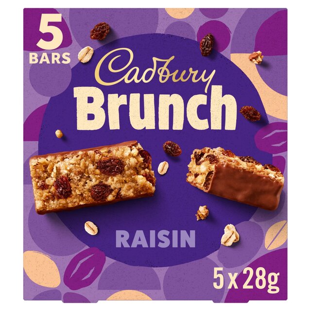 Cadbury Brunch Bar Raisin 6 x 32g