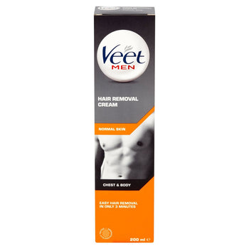 VEET Men Pea Eliminación de crema y cuerpo para la piel normal 200 ml