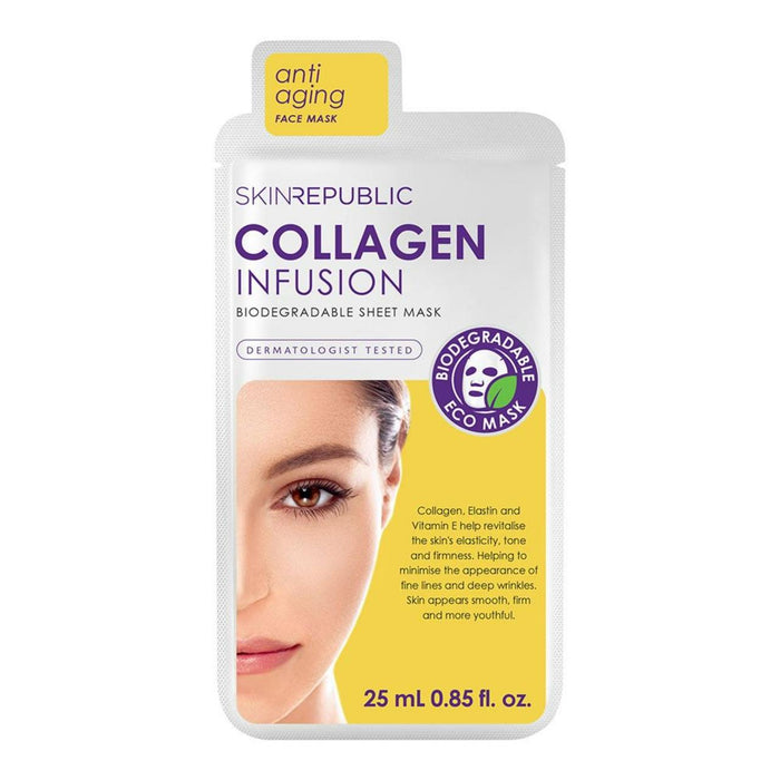 Skin Republic Collagen Infusion Sheet Face Mask