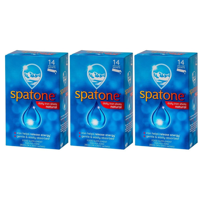 Spatone Daily Iron Shots Sachets 3 x 14 par paquet