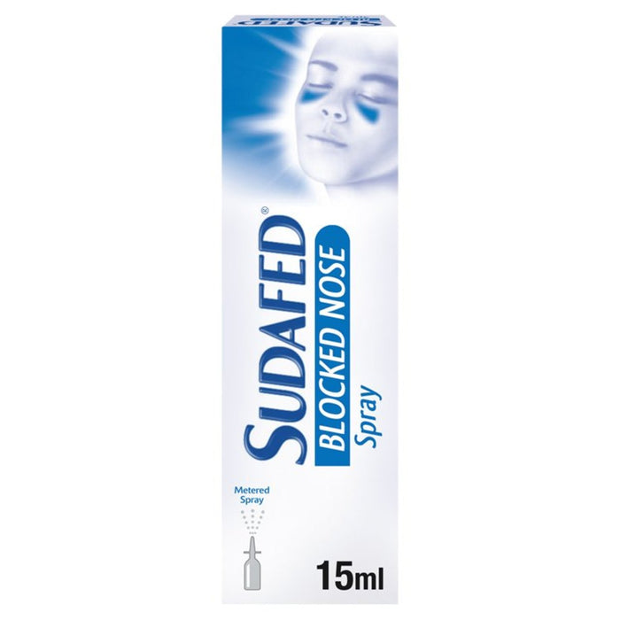 Spray de nariz bloqueada de Sudafed 15 ml