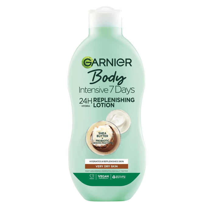 Garnier intensivo 7 días de loción corporal para piel seca para karité de karité 250 ml