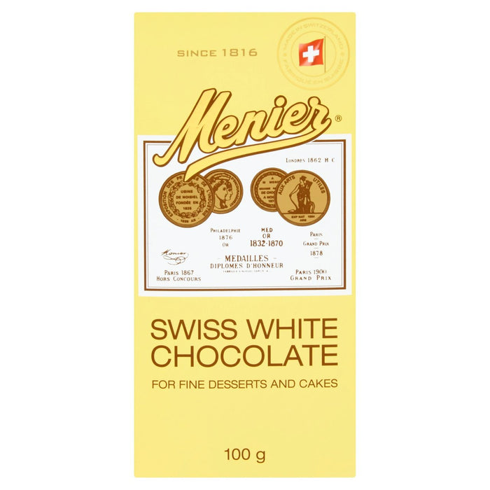 Chocolat blanc Menier 100g