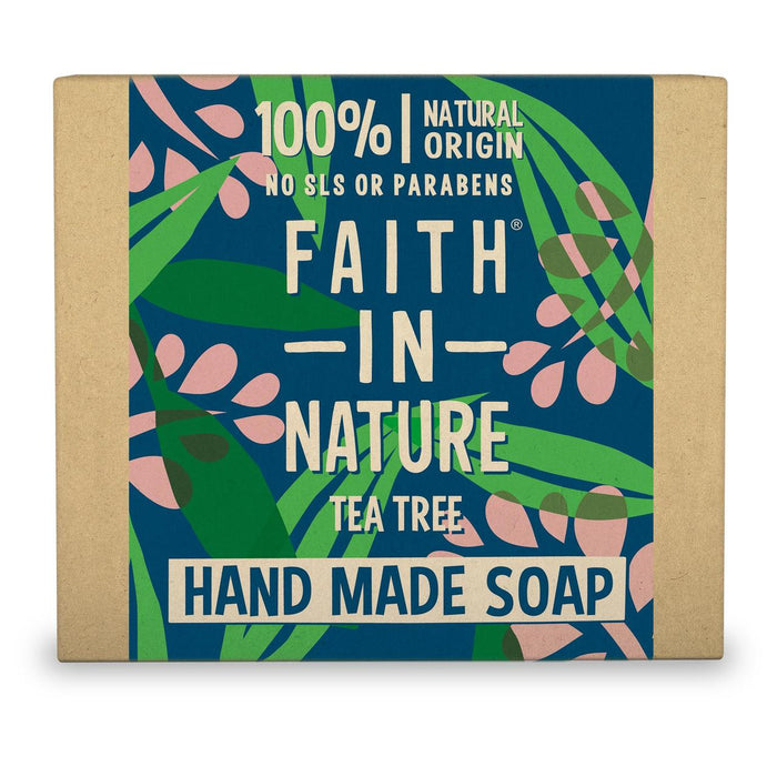 Faith in Nature Tea Tree Pure Holfed Soap Bar 100g
