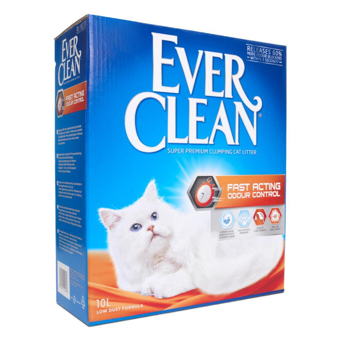 Ever Clean Fast Acting Odour Control Clumping Cat Litter 10L