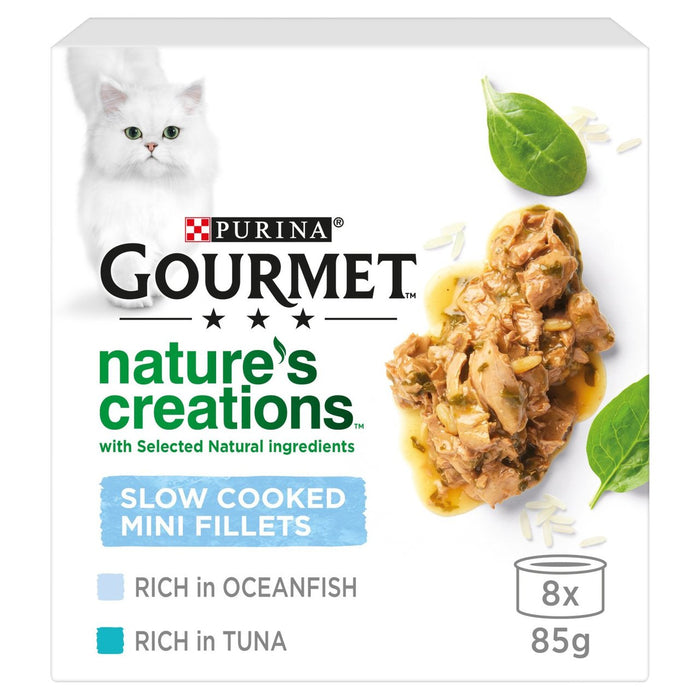 Gourmet -Natur Kreation Fischkatze Futter 8 x 85 g