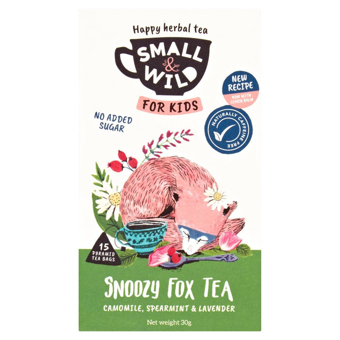 Small & Wild Snoozy Fox Kids Tea 15 par paquet
