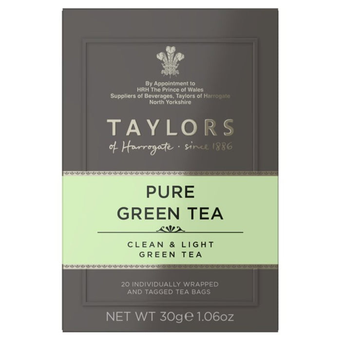 Taylors Pure Green Tea Bags 20 por paquete