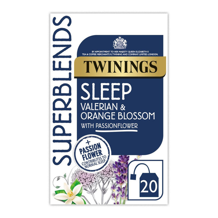 Twinings Superblends Sleep Valerian & Orange Blossom 20 por paquete
