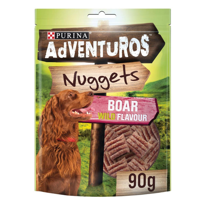 Adventuros Nuggets Dog Treats Boar Fabor 90G