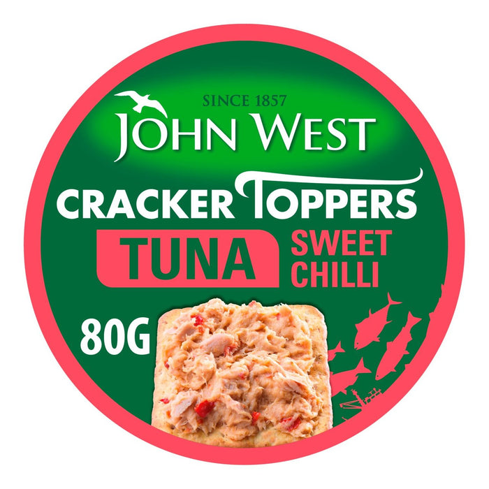 John West Cracker Toppers Thon Sweet Chilli 80g