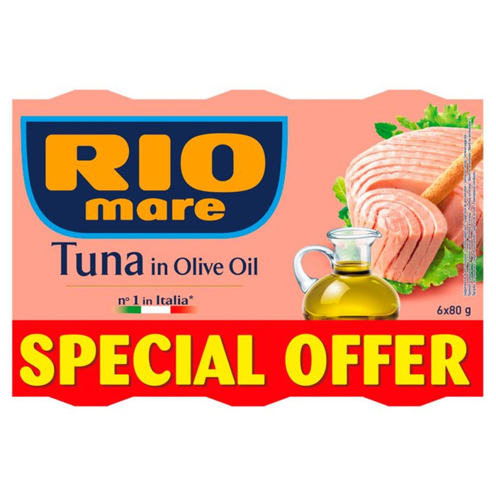 Rio Mare Thunfisch in Olivenöl 6 x 80g