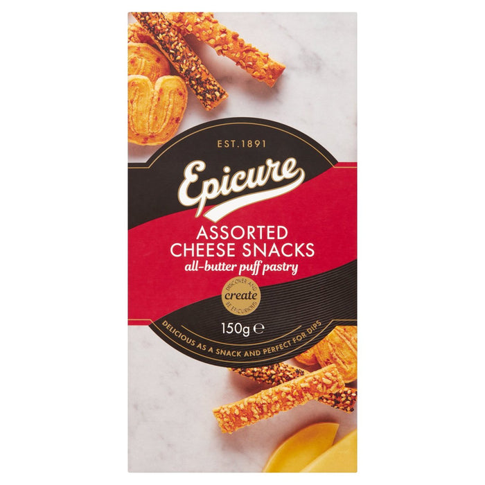 Epicure verschiedene Käse -Snacks 150g