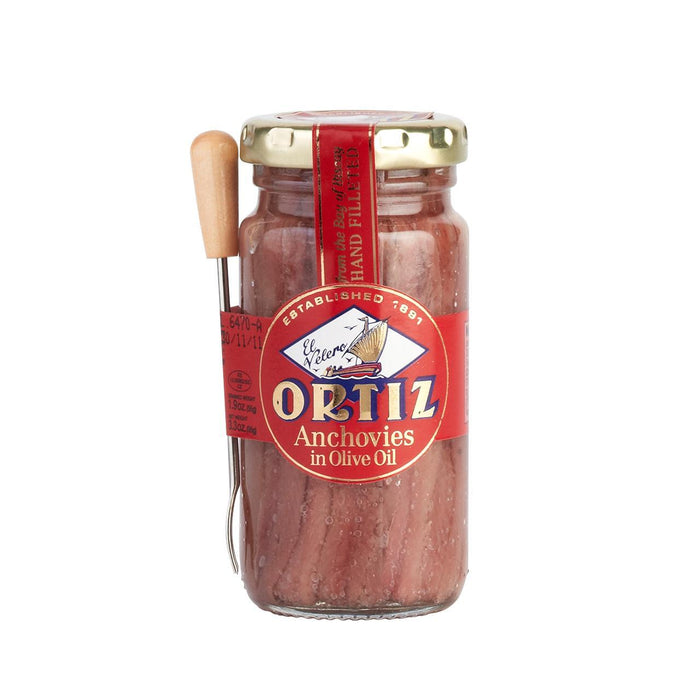 Brindisa Ortiz Anchovy filets in olive huile 95g