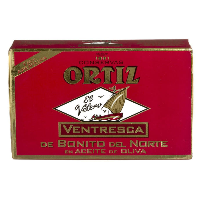 Brindisa Ortiz Prime Albacore FIGLETS VENTRESCA dans l'huile d'olive 110g