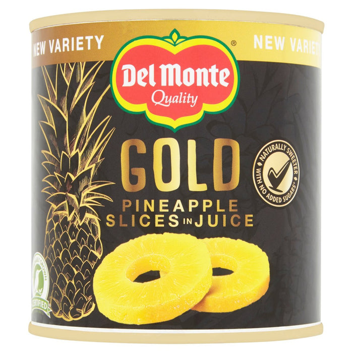 Del Monte Gold Ananasschnitte in Saft 435g