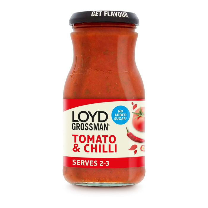 Loyd Grossman Tomate & Chili nein zugesetzt Zucker 350g