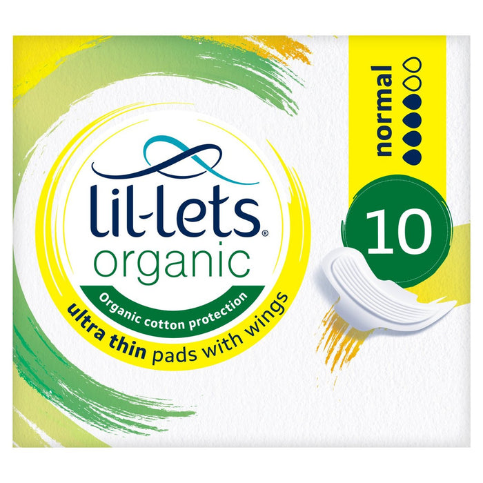 Lil-Lets Organic Pads Normal 10 pro Pack