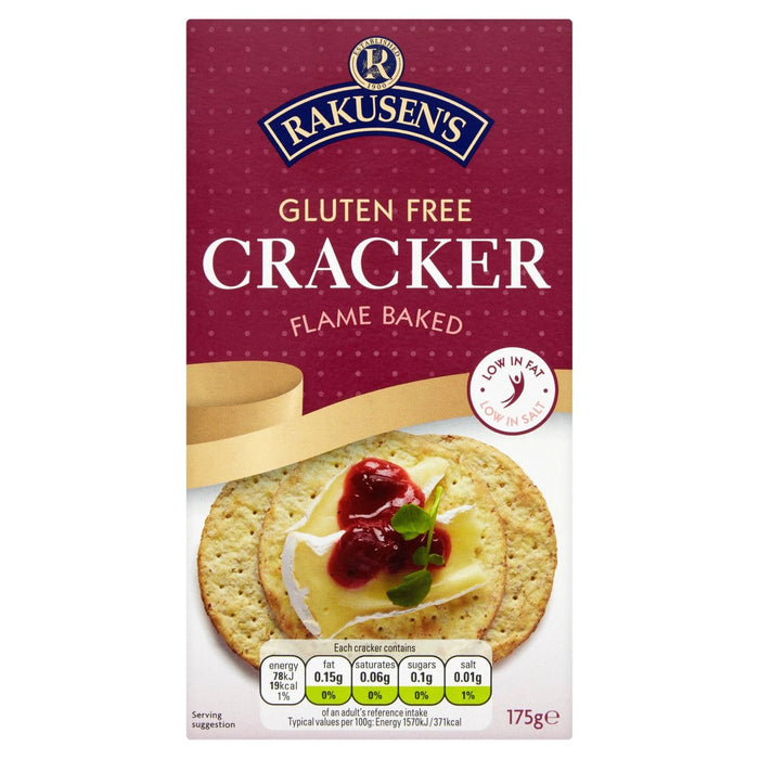 Crackers sans gluten de Rakusen 175G