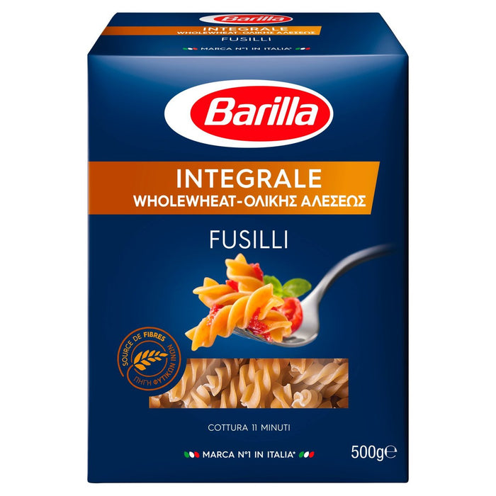 Barilla Vollkornnudel Fusilli Vollkorn Pasta 500g