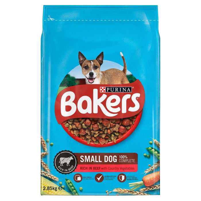 Bakers Small Dog Food Beef & Veg 2.85 kg
