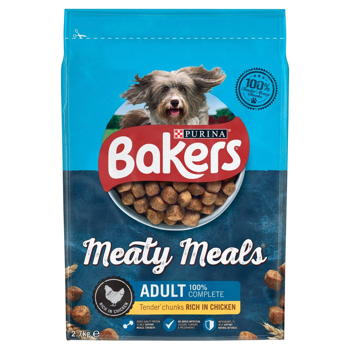Bakers Meaty Meals Alimento para perros adultos Pollo 2,7 kg 