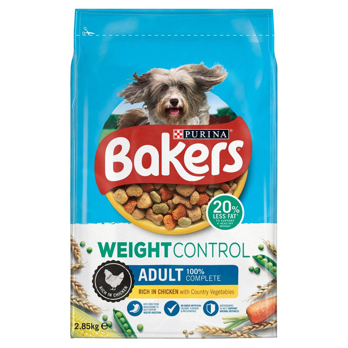 Bäcker Gewichtskontrolle Hund Food Chicken & Veg 2,85 kg