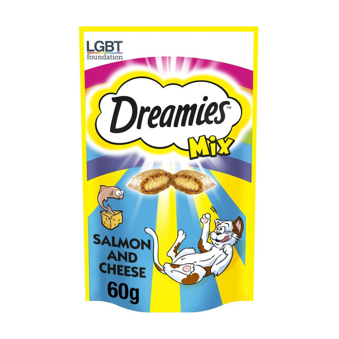 Dreamies Adult 1+ Mix Cat Leckereien mit Lachs und Käse 60g