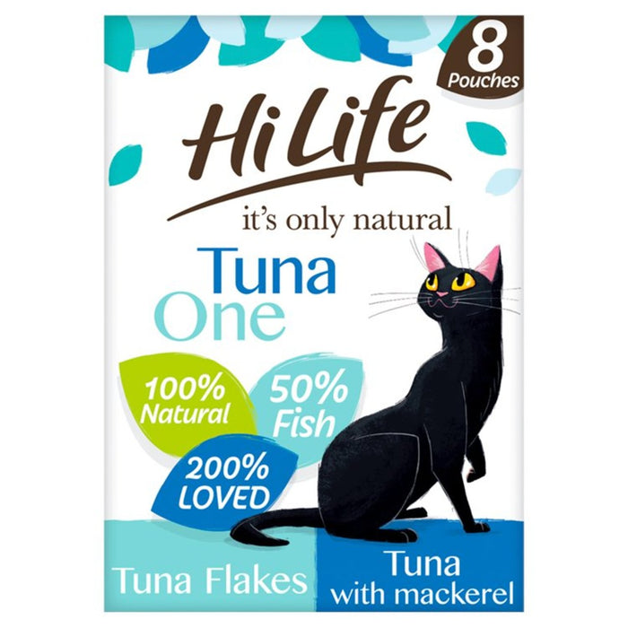 Hilife es solo natural el atún en gelatina 8 x 70g