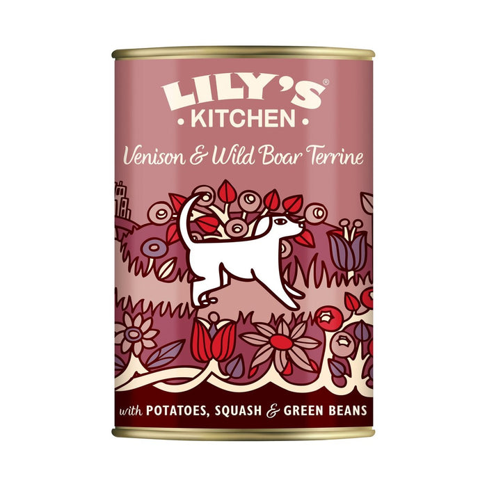 Lily's Kitchen Venison y Wild Boar Terrine para perros 400G
