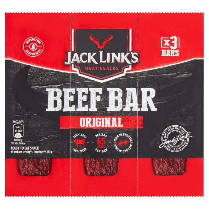 Jack Links Links Original Beef Bar 3 Pack