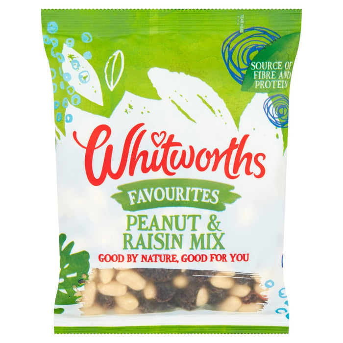 Whitworths favoritos Peanut & Raisins 220G